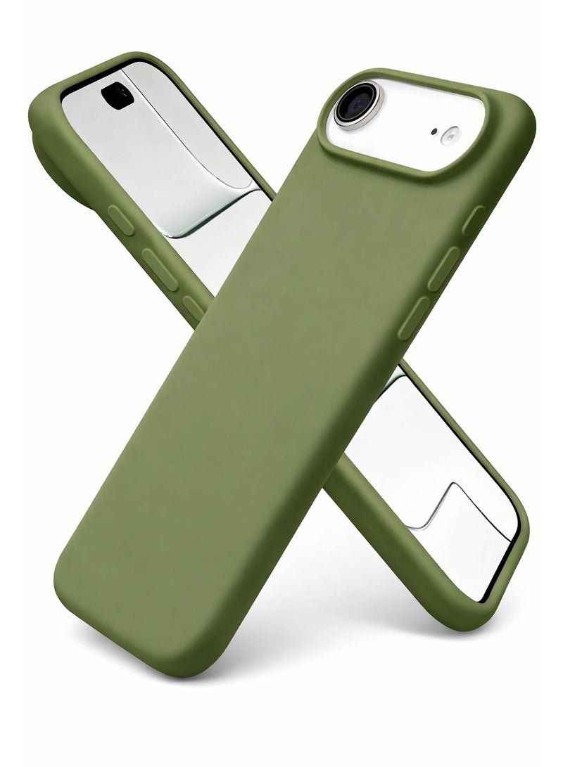 ميدا غطاء سيليكون لجهاز ايفون 17 اير، جراب حماية لكامل الجسم بملمس حريري ناعم، غطاء مضاد للصدمات مع بطانة من المايكروفايبر - Image 1